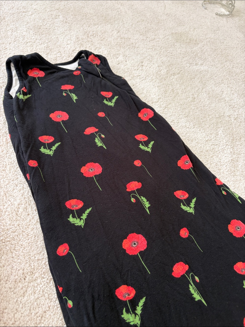 Kyte Red Poppy sleep sack - Picture 2 of 3